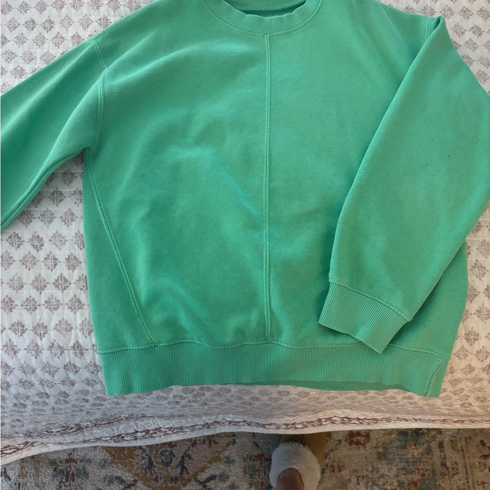 Zara Vibrant Green Kids Sweatshirt- size 9/10